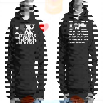 I Love My Ginger Girlfriend I Heart My Redhead Gf Hoodie - Thegiftio