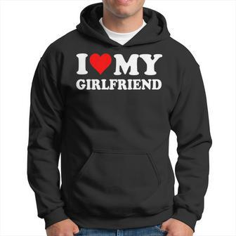 I Love My Girlfriend Gf I Heart My Girlfriend Gf Hoodie | Mazezy