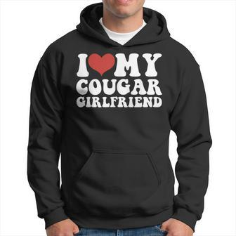 I Love Heart My Cougar Girlfriend Valentine Day Couple Hoodie | Seseable UK