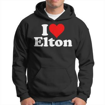 I Love Heart Elton Hoodie - Seseable