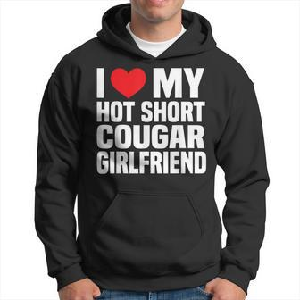 I Love My Hot Short Cougar Girlfriend I Heart My Short Gf Hoodie | Mazezy