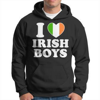 I Love Irish Boys St Patrick Day Hoodie - Monsterry UK