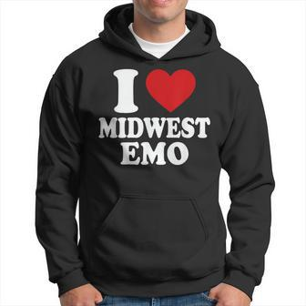 I Love Midwest Emo Hoodie - Monsterry UK