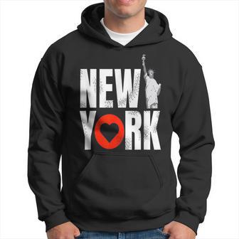 I Love New York City Statue Of Liberty America Souvenirs Hoodie - Monsterry AU