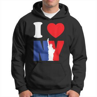 I Love The New York Statue Of Liberty Hoodie - Monsterry UK