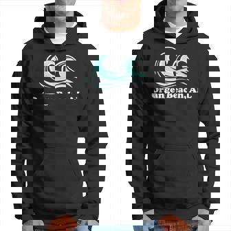 I Love Orange Beach Alabama Al Gulf Coast Ocean Wave Hoodie - Monsterry