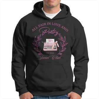 In Love And Poetry Social Club Hoodie | Mazezy