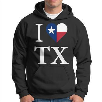 I Love Texas Tx Flag T Hoodie - Monsterry UK