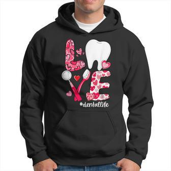 Love Tooth Heart Dental Life Valentine's Day Hoodie - Monsterry