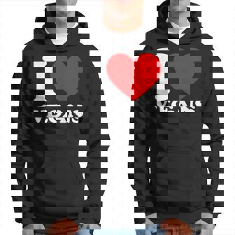 I Love Vegans I Heart Vegans Food Lover I Love Vegans Hoodie - Thegiftio