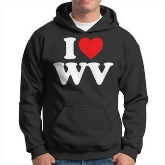 I Love Wv Heart West Virginia Hoodie - Monsterry DE
