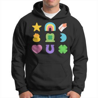 Lucky Cereal Marshmallow Shapes Magically Charms Delicious Hoodie - Thegiftio UK