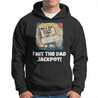 Lucky Dad Jackpot Winner Ultimate Prize Father's Day Hoodie - Seseable