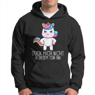 Lucky Mich Nicht In Dieser Ton An Unicorn Hoodie - Seseable