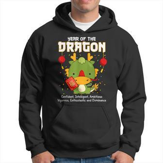 Lunar New Year The Year Of The Dragon Confident Intelligent Hoodie | Mazezy
