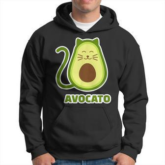 Lustiges Avocato-Katzen Hoodie, Geschenkidee für Katzenliebhaber - Seseable