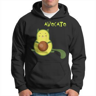 Lustiges Avocato-Katzen Hoodie, Wortspiel Design - Seseable