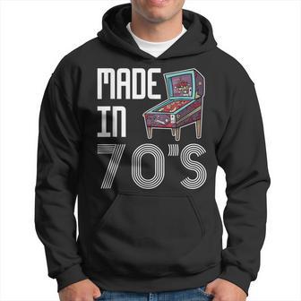 Made In 70S Pinball Machine Player Hoodie - Thegiftio UK