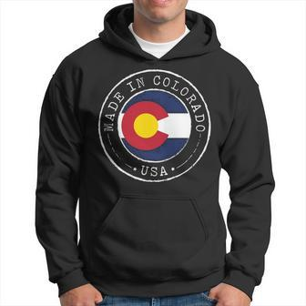 Made In Colorado State Flag Co Hoodie | Mazezy