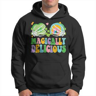 Magically Delicious Hippie St Patrick's Day Skeleton Charms Hoodie - Seseable