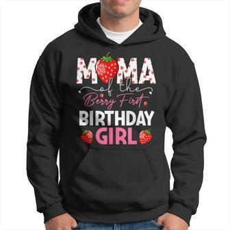Mama Of The Berry Sweet One Birthday Strawberry Girl Hoodie - Thegiftio UK