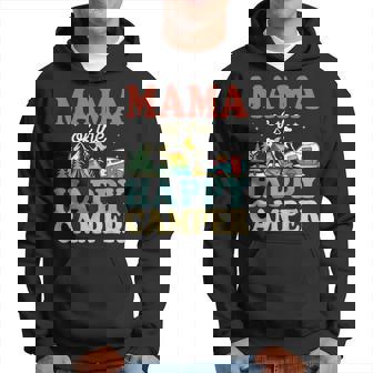 Mama Of The Happy Camper First Birthday Camping Family Hoodie | Seseable CA