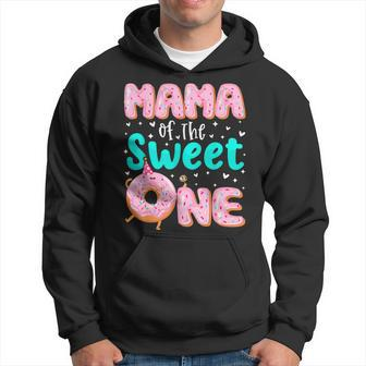 Mama Of The Sweet One 1St Birthday Donut Theme Family Hoodie - Thegiftio UK