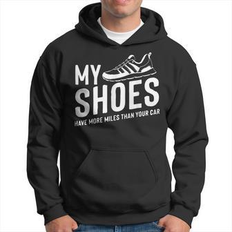 Marathon Miles Over Motor Miles Runner's Pride Hoodie - Monsterry CA