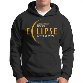 Marble Falls Texas Total Solar Eclipse 2024 Hoodie | Mazezy