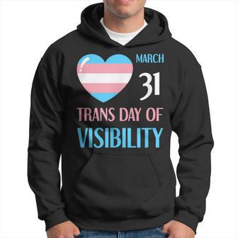 March 31 Trans Day Of Visibility Awareness Transgender Ally Hoodie - Monsterry DE