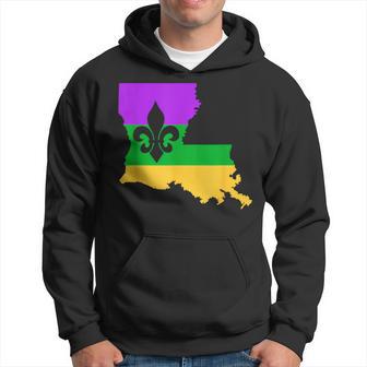 Mardi Gras Fleur Carnival Festival Street Parade Hoodie - Monsterry CA