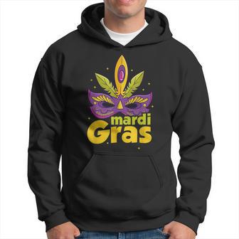 Mardi Gras Mask Carnival Festival Street Parade Hoodie - Monsterry