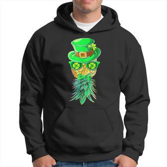 Mask Swinger Upside Down Pineapple St Patrick's Day Hoodie - Monsterry CA