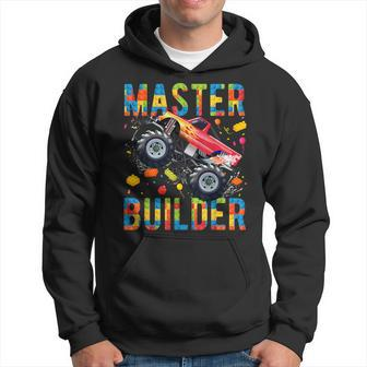 Master Builder Building Blocks Monster Truck Hoodie - Seseable
