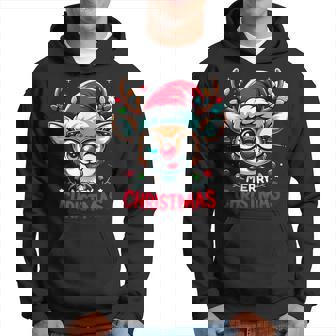 Matching Family Christmas 2023 Rudolph Reindeer Hoodie | Mazezy