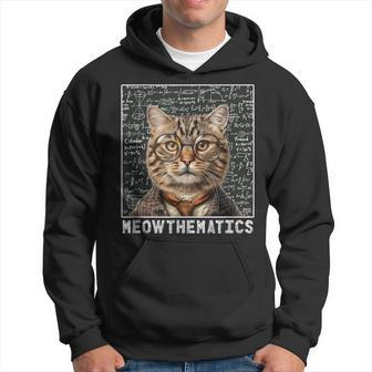 Math Lover Meowthematics Cat Math Teacher Hoodie - Thegiftio UK