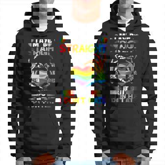 I May Be Straight But I Don't Hate Support Pride Lgbt Hoodie - Seseable