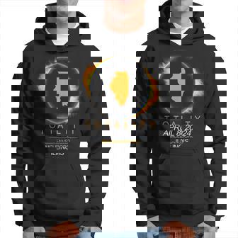 Mcleansboro Illinois Total Solar Eclipse 2024 Hoodie - Thegiftio