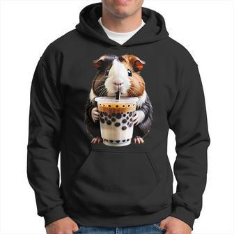 Meerschweinchen Boba Bubble Milk Tea Kawaii Cute Animal Lover Hoodie - Seseable