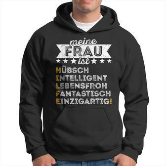 Meine Frau Ist Die Beste - Lustiges Ironie Hoodie für Ehemänner - Seseable