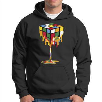 Melting Cube Rubik Rubix Rubics Player Cube Melt Hoodie - Thegiftio UK