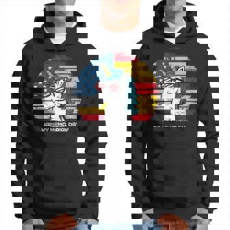 Memorial Day Fathers Vintage Usa Unicorn 4Th Of July Hoodie | Seseable CA