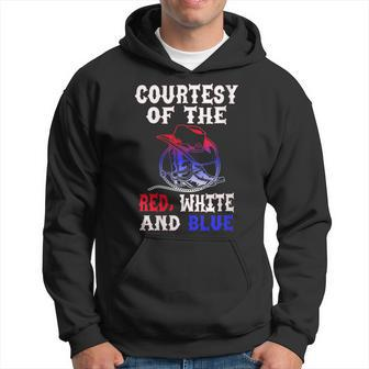 Men's Courtesy Red White And Blue Hoodie - Seseable