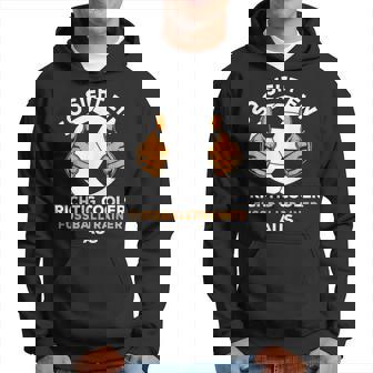 Men's Richtig Cool Football Trainer Black S Hoodie - Seseable