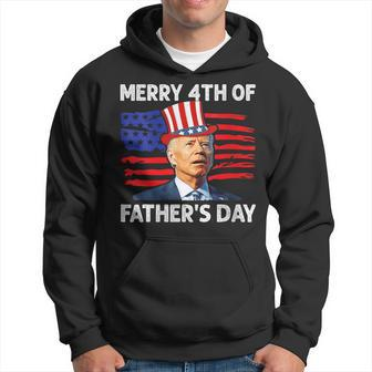 Merry 4Th Of Fathers Day Joe Biden Confused 4Th Of July 2024 Hoodie - Thegiftio UK