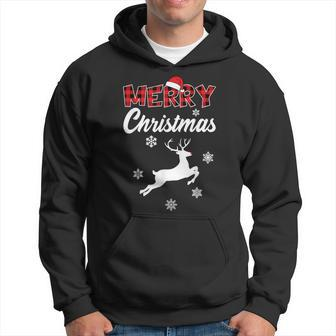 Merry Christmas Rudolph Reindeer Xmas Hoodie - Seseable