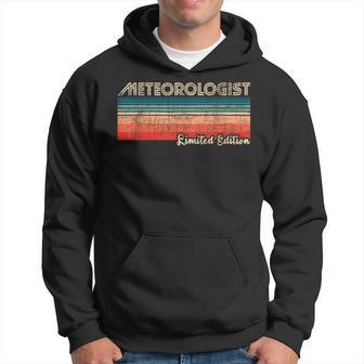 Meteorologist Limited Edition Retro Weather Meteorology Hoodie - Thegiftio UK
