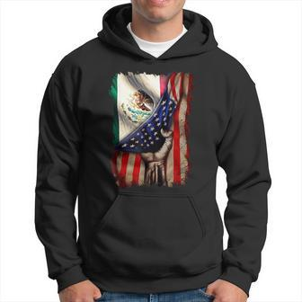 Mexican Roots American Mexican Flag Mexico Is Calling Hoodie - Monsterry DE