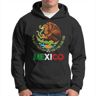 Mexico Mexican Flag Pride Patriotic Eagle Red Green And Whit Hoodie | Mazezy CA