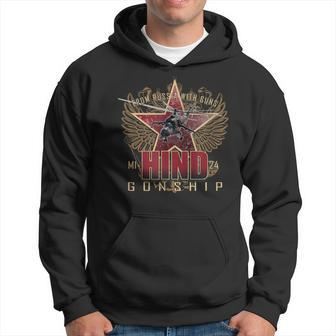 Mi-24 Hind Army Helicopter Gunship Hoodie - Monsterry UK
